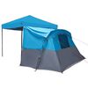 vidaXL Camping-Zelt-Set mit Dach 2 pcs Blau Taffeta und Stoff