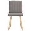 vidaXL Esszimmerstühle 2 Stk. Taupe Stoff