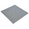 vidaXL Teppichfliese Hellgrau 50 x 50 cm 36 stk. PP und Bitumen