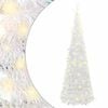 vidaXL Pop-Up-Weihnachtsbaum K&uuml;nstlich 50 LEDs Wei&szlig; 120 cm