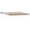 vidaXL Manuelle Gelenkarmmarkise mit LEDs 4,5 &times; 3 m