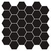 vidaXL Sechseckige Fliese 20 stk. Schwarz 30 x 30 cm