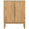 vidaXL Sideboard FLORO Wachsbraun 70 x 30 x 70,5 cm Massivholz Kiefer