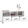 vidaXL TV-Schrank Hochglanz-Wei&szlig; 102x35x50 cm Holzwerkstoff