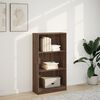 vidaXL Bücherregal Braun Eichen-Optik 60x24x109 cm Holzwerkstoff