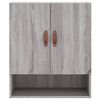 vidaXL Wandschrank Grau Sonoma 60x31x70 cm Holzwerkstoff