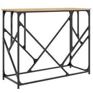 vidaXL Konsolentisch Sonoma-Eiche 100x40x80 cm Holzwerkstoff
