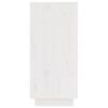 vidaXL Sideboards 2 Stk. Wei&szlig; 31,5x34x75 cm Massivholz Kiefer