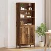 vidaXL Highboard 2 pcs Altholz Holzwerkstoff