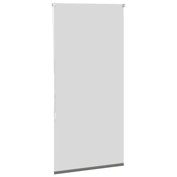 vidaXL Verdunkelungsrollo Grau 80x130 cm Stoffbreite 75,7 cm Polyester