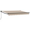 vidaXL Einziehbare Markise Beige 3,5 x 2 m