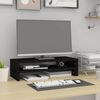 vidaXL Monitorst&auml;nder Schwarz (52-101)x22x14 cm Massivholz Kiefer