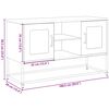 vidaXL TV-Schrank Rosa 100,5x39x60,5 cm Stahl