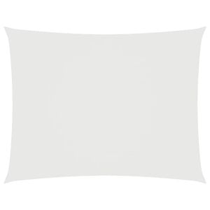 vidaXL Sonnensegel Oxford-Gewebe Rechteckig 2,5x3,5 m Wei&szlig;