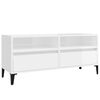 vidaXL TV-Schrank Hochglanz-Wei&szlig; 100x34,5x44,5 cm Holzwerkstoff
