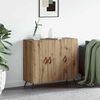 vidaXL Sideboard Artisan-Eiche 89,5 x 34 x 80 cm Holzwerkstoff