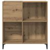 vidaXL Plattenschrank Artisan-Eiche 84,5x38x89 cm Holzwerkstoff