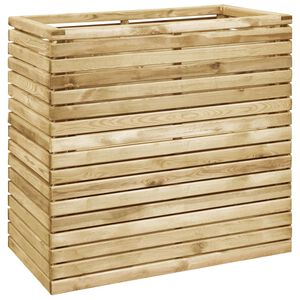 vidaXL Hochbeet 100&times;50&times;100 cm Impr&auml;gniertes Kiefernholz