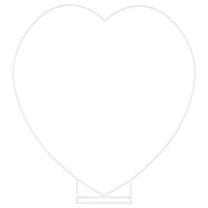 vidaXL Hochzeitsbogen Wei&szlig; 195 x 35 x 211 cm Stahl