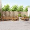 vidaXL Outdoor-Sofagarnitur 7 pcs Natur Massivholz Akazie