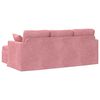 vidaXL Sofa Rosa Gesamtabmessungen: 198 x 134 x 80 cm (B x T x H) Samt