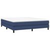 vidaXL Boxspringbettgestell Blau 160x200 cm Stoff