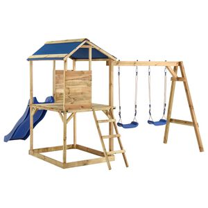 vidaXL Spielturm Impr&auml;gniertes Kiefernholz