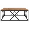 vidaXL Couchtisch Altholz 100 x 100 x 40 cm Holzwerkstoff