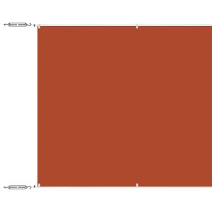 vidaXL Senkrechtmarkise Terrakotta 60x1000 cm Oxford-Gewebe