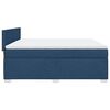 vidaXL Boxspringbett mit Matratze Blau 180x200 cm Stoff