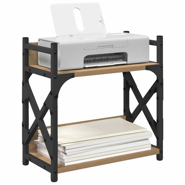 vidaXL Druckerst&auml;nder Artisan-Eiche 40 x 20 x 40 cm Holzwerkstoff