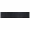 vidaXL Teppich Rechteckig Schwarz 60x300 cm Bambus
