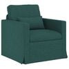 vidaXL Sofa 2 pcs Dunkelgr&uuml;n 158 x 78 x 80 cm Stoff
