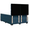 vidaXL Boxspringbett mit Matratze Blau 140x190 cm Samt