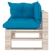 vidaXL 8-tlg. Garten-Lounge-Set aus Paletten mit Kissen Kiefernholz