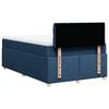 vidaXL Boxspringbett mit Matratze Blau 120x200 cm Stoff