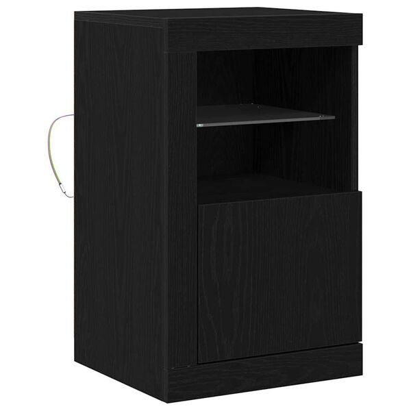 vidaXL Beistellschrank Schwarze Eiche 41 x 37 x 67 cm Holzwerkstoff