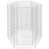 vidaXL Sechseckiges Gabionen-Hochbeet 100&times;90&times;100 cm