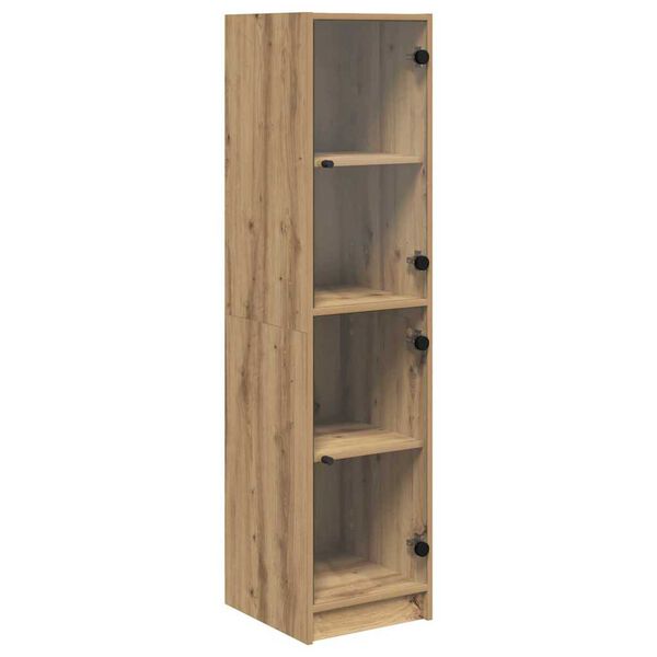 vidaXL Highboard Artisan-Eiche 35 x 37 x 142 cm Holzwerkstoff