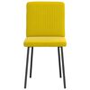 vidaXL Esszimmerst&uuml;hle 6 Stk. Gelb Samt