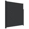 vidaXL Seitenmarkise Ausziehbar Schwarz 220x600 cm