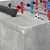 vidaXL Tischfu&szlig;balltisch Betongrau 125 x 60,5 x 80 cm Holzwerkstoff