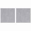 vidaXL Treppe Tritt Quadratisch 2 pcs Silber 30 x 30 cm Aluminium