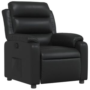 vidaXL Relaxsessel Schwarz Kunstleder