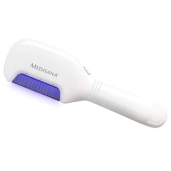 Medisana Elektrischer L&auml;usekamm mit LED LC 870 Wei&szlig;