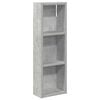 vidaXL Badezimmer-Wandschrank mit Regal Betongrau 20 x 10 x 60,5 cm