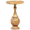 vidaXL Runder Beistelltisch 43 x 43 x 66 cm Massivholz Mango