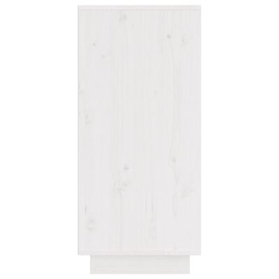 vidaXL Sideboard Weiß 31,5x34x75 cm Massivholz Kiefer