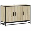 vidaXL Badezimmer-Waschbeckenschrank Sonoma-Eiche 90 x 33 x 60 cm Holzwerkstoff