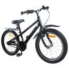 vidaXL Kinderfahrrad 22 Zoll f&uuml;r 7-12 Jahre alt Schwarz